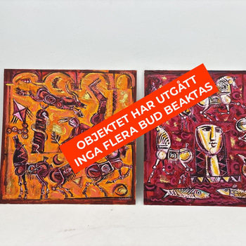 2 st Tavlor av Wandavi