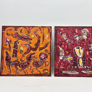 2 st Tavlor av Wandavi