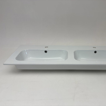 Dubbeltvättställ Qubo, QS12D40101