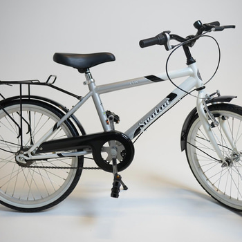 Cykel Svalan, City3, hjul 20 tum, ram 10 tum, vit/silver