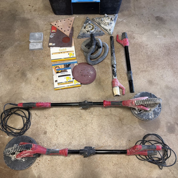 2 st väggslipmaskiner | Meec