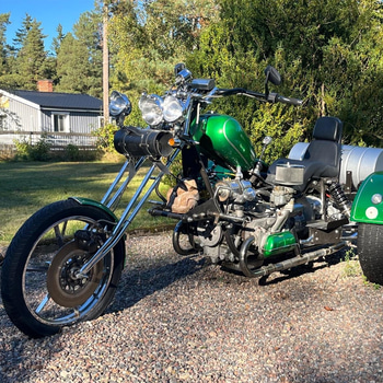 Trike, Volkswagen 1600, 3600 mil -1984