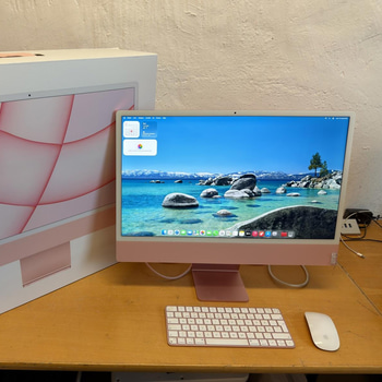 iMac M1, 24 tum, rosa