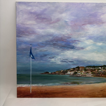 Canvastavla - Signerad "Oleo"