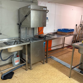 Diskmaskin Wexiödisk WD-6 med bänkar