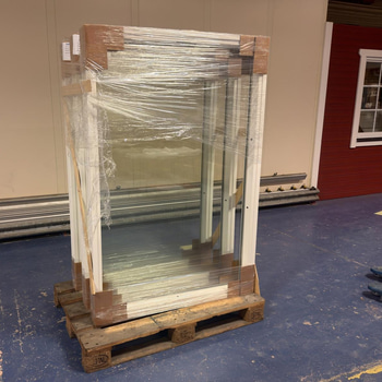 3 st. 2-glas fasta fönster – Wasafönster 110x160cm