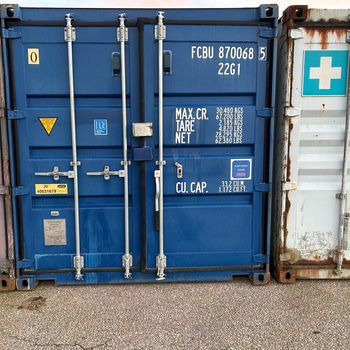 Container 20fot, blå