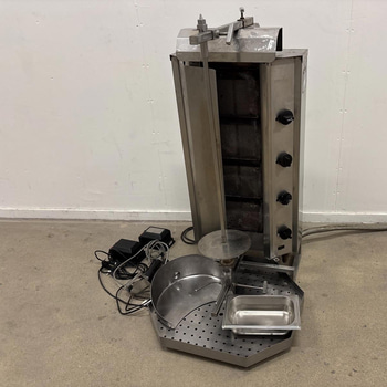 Kebabgrill Potis RS-GD4-S inkl. kebab kniv, gas och elektrisk