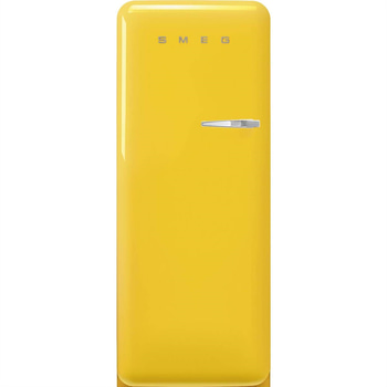 Kylskåp Smeg med frysfack 50's style Gul FAB28LYW5