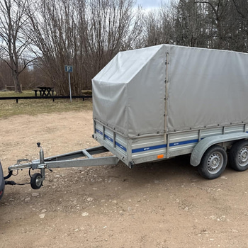 Obromsad boggivagn WNP Suski | 750 kg | Ej registreringsbesiktigad