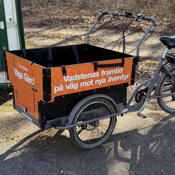 Lådcykel, Cargobike, med batteri
