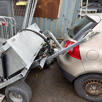 Sandspridare hydraulisk ej testad