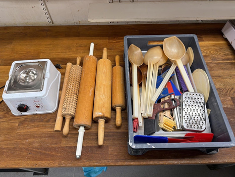 Div redskap för bakning