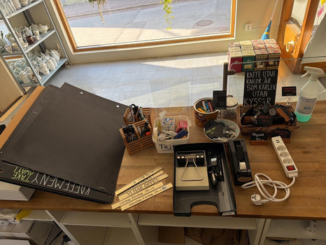 Skylt- och kontorsmaterial