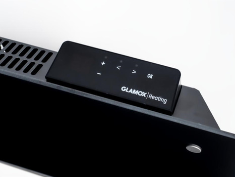 2 st. Termostat DT Glamox Heating, svart 230/400V