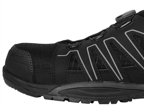 SKYDDSSANDAL HELLY HANSEN, MANCHESTER BOA, 78420 S1P, SVART/GRÅ STL. 36