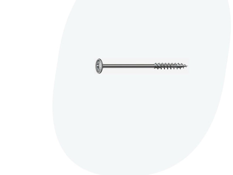 TRÄSKRUV SPAX 8 MM, BRICKHUVUD, WIROX 50-PACK BY