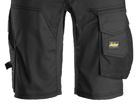 SHORTS SNICKERS, SVART, STRETCH AW STL. 52