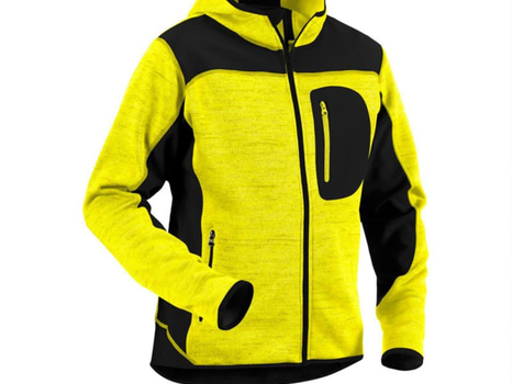 HUVJACKA BLÅKLÄDER, GUL/SVART STL. 4XL