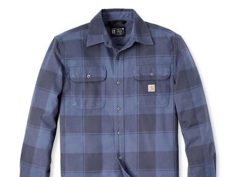 FLANELLSKJORTA CARHARTT, 106356I26, BLÅ, STL. L