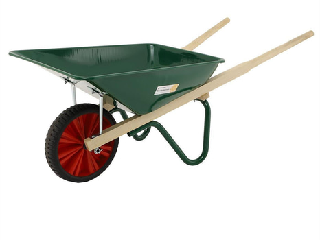 SKOTTKÄRRA EKEBY, 90L GRÖN PFG, 1401 PUNKTERINGSFRITT HJUL