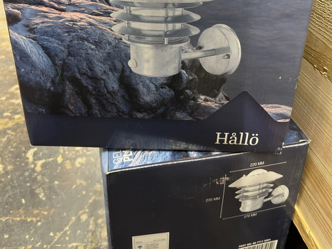 2 ST. U$VÄGGARMATUR GALV M SENSOR HÅLLÖ