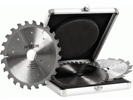 SET MED SÅGKLINGOR HITACHI, 254MM