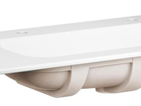 MÖBELTVÄTTSTÄLL GUSTAVSBERG, ARTIC 100CM 2 BL.HÅL, VIT