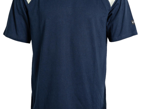 T-SHIRT TRANEMO 6379 FLAME RETARDANT, YELLOW/NAVY, STL. L