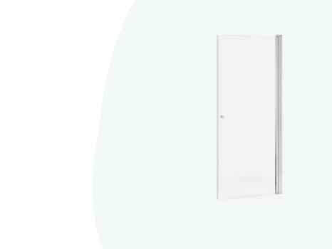 DUSCHDÖRR GUSTAVSBERG, SQUARE, KLARGLAS, BLANKPOLERAD PROFIL