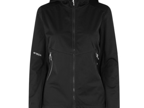 SOFT SHELL JACKET LIGHT WOMEN - BLACK  STL. L