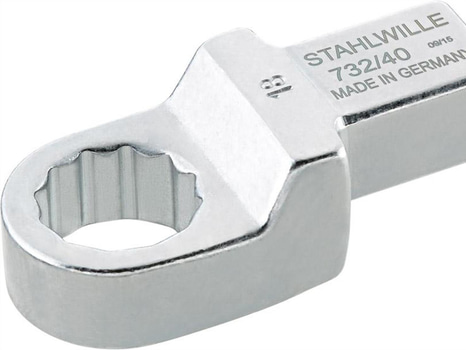 2 ST. INSTICKSVERKTYG RINGNYCKEL STAHLWILLE, 27MM 14X18MM