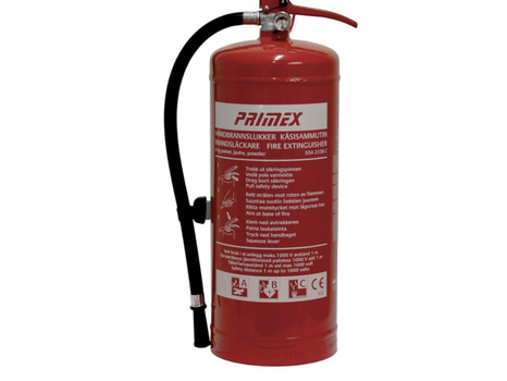 BRANDSLÄCKARE PULVER, 6 KG PRIMEX PK 6 KX, 55A 233B C