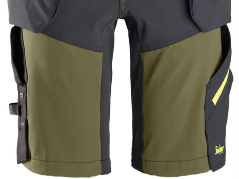 SHORTS SNICKERS, 6140 GRÖN, STRETCH FW HF, STL. 48