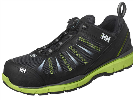 SKYDDSSKO HELLY HANSEN, 78214 SMESTAD, BOA S3 SVART/LIME STL. 46