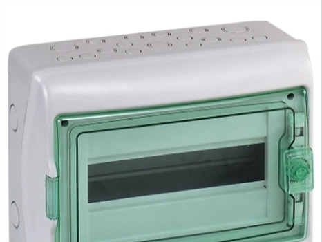 ELSKÅP SCHNEIDER ELECTRIC MUREVA LJUSGRÅ, POLYMER SLÄT, IP65 IEC