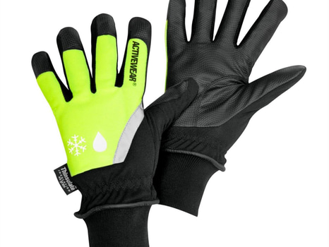 9 ST. PAR HANDSKE ACTIVEWEAR UNI3438, VARSEL VATTENTÄT FODR STL. 11