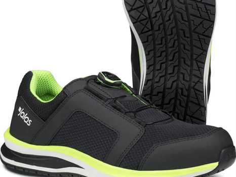 SKYDDSSKO JALAS 5668 TEMPUS, S1P BOA ESD SVART\/GUL STL. 43