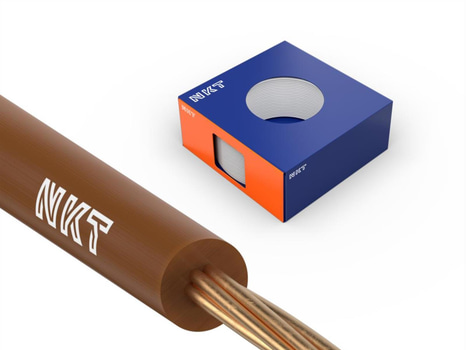 2 ST. INSTALLATIONSKABEL  NKT FQ XTRA 450/750V, 1.5 MM², 100 M RING