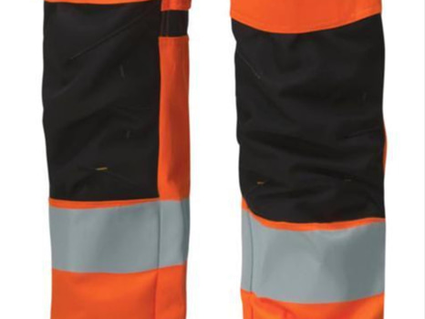 MIDJEBYXA SNICKERS 6230 ORANGE, \/GRÅ VARSEL KL2 AW HF STL. 62