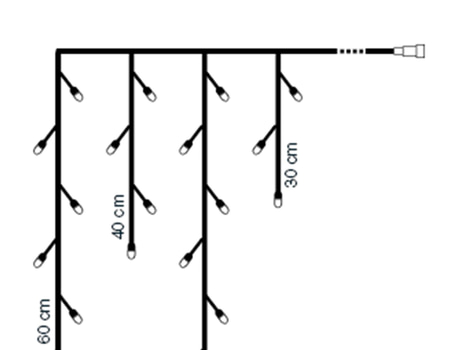 2 ST. LJUSSLINGA LIGHTSON ICE 5112 10 M, 360 LAMPOR, 7 W