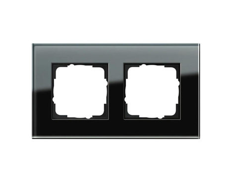 10 st. Täckram 2-facks Gira, Esprit, glas svart