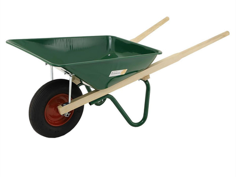 SKOTTKÄRRA EKEBY, 90L GRÖN, 1400 LUFTGUMMIHJUL