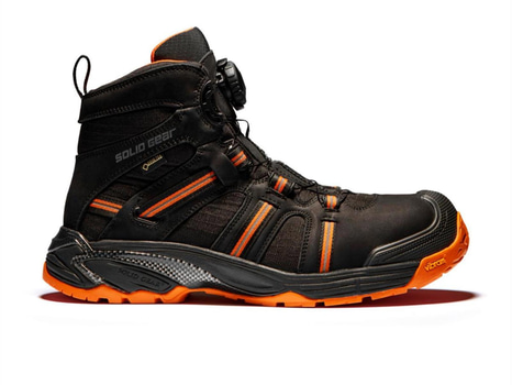 SKYDDSKÄNGA SOLID GEAR, PHOENIX, S3 GORETEX SV/ORANGE, STL. 44