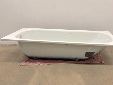 BADKAR GBG, INBYGGNAD 2945, 170X70 CM, MED GLAZEPLUS, HÅL FÖR HANDTAG OCH BRÄDDAVLOPP