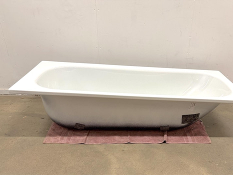 BADKAR GBG, INBYGGNAD 2945, 170X70 CM, UTAN HÅL FÖR BRÄDDAVLOPP/HANDTAG