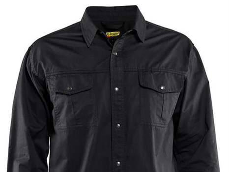 2 ST. SKJORTA BLK 3297-1135 SVART, STL. 3XL
