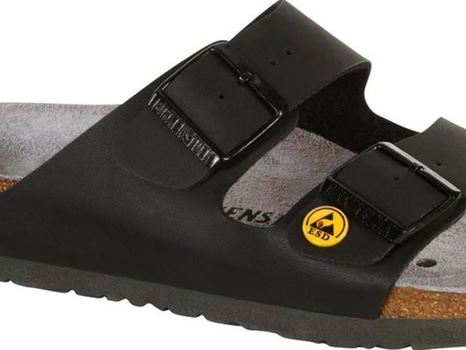 SANDAL BIRKENSTOCK ARIZONA ESD, SVART NORMAL LÄST STRL 43