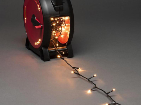 LJUSSLINGA KONSTSMIDE SLADDVINDA, 600 AMBER LED