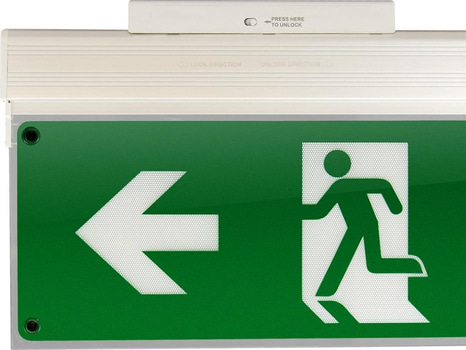 HÄNVISNINGSARMATUR LED M PGR, AMERGENCY SIGN LED
